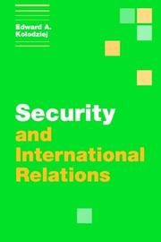 Cover of: Security and International Relations (Themes in International Relations)