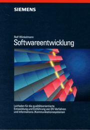 Cover of: Softwareentwicklung Leitfaden Fuer Die Qualitaetsorientierte Entwicklung Und Einfuehrung
