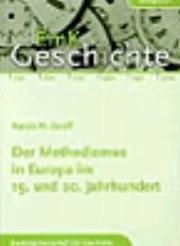 Cover of: Der Methodismus in Europa im 19. und 20. Jahrhundert by Patrick Ph Streiff
