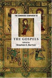 Cover of: The Cambridge Companion to the Gospels (Cambridge Companions to Religion)