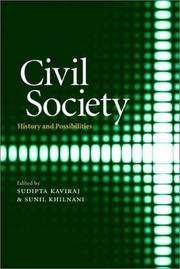 Cover of: Civil Society: History and Possibilities