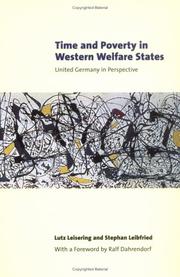 Cover of: Time and Poverty in Western Welfare States: United Germany in Perspective
