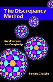 Cover of: The Discrepancy Method