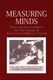 Measuring minds by Leila Zenderland