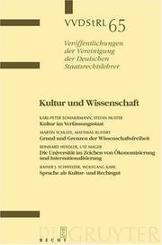 Cover of: Kultur und Wissenschaft by Martin Schulte