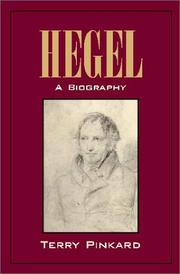Cover of: Hegel