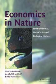 Cover of: Economics in Nature: Social Dilemmas, Mate Choice and Biological Markets