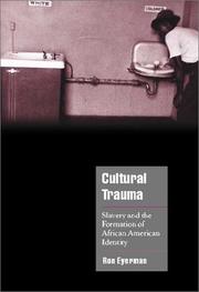Cover of: Cultural Trauma: Slavery and the Formation of African American Identity (Cambridge Cultural Social Studies)