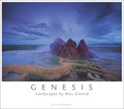 Cover of: Genesis: Landscapes by Max Schmid