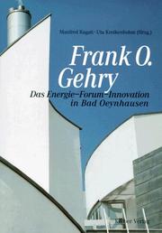 Cover of: Frank O. Gehry by 