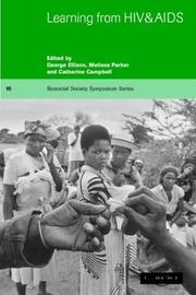 Cover of: Learning from HIV and AIDS (Biosocial Society Symposium Series)