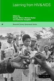 Cover of: Learning from HIV and AIDS (Biosocial Society Symposium Series) by 