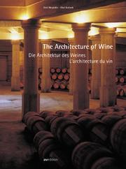 Cover of: The Architecture of Wine
