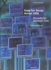 Cover of: Trade Fair Design Annual 2000 by Conway Lloyd Morgan