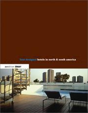 Cover of: best designed Hotels in North and South America by David Kaufman, Martin Nicholas Kunz