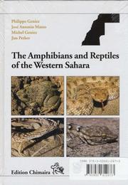 Cover of: The Amphibians and Reptiles of the Western Sahara