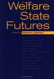 Cover of: Welfare state futures by Stephan Leibfried