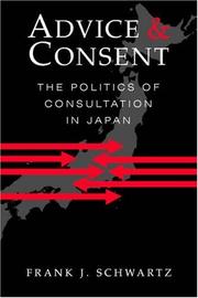 Cover of: Advice and Consent by Frank J. Schwartz