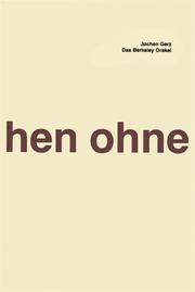 Cover of: Jochen Gerz by Lawrence Rinder, Hans-Peter Schwarz, Angelika Stepken, Jochen Gerz