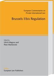 Cover of: Brussels Iibis Regulation