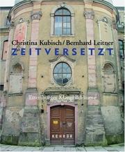 Cover of: Zeitversetzt/ Shifted in Time by Christina Kubisch, Bernhard Leitner