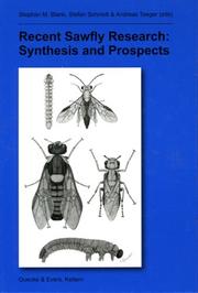 Cover of: Recent Sawfly Research: Synthesis and Prospects