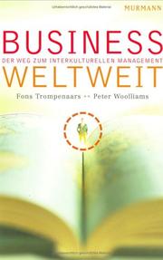 Cover of: Business Weltweit: Der Weg Zum Interkulturelien Management