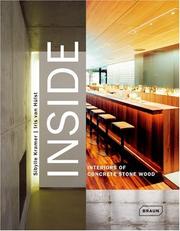 Cover of: Inside: Interiors of Concrete Stone Wood (Architecture in Focus)