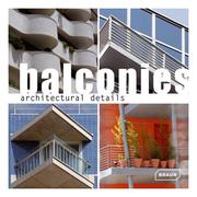 Cover of: Architectural Details Balconies (Europe - Its Details)