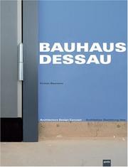 Cover of: Bauhaus Dessau: Architecture-Design-Concept