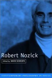 Cover of: Robert Nozick (Contemporary Philosophy in Focus)