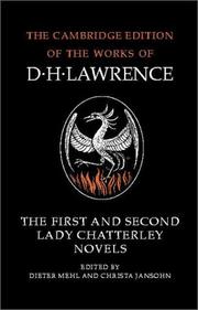 Cover of: The First and Second Lady Chatterley Novels by David Herbert Lawrence
