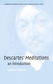 Cover of: Descartes's Meditations: An Introduction (Cambridge Introductions to Key Philosophical Texts)