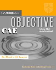 Cover of: Objective CAE Workbook with Answers by Felicity O'Dell, Annie Broadhead