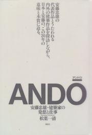 Cover of: Ando: Ando Tadao, kenchikuka no hasso to shigoto