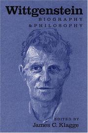 Cover of: Wittgenstein: Biography and Philosophy