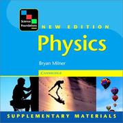 Cover of: Science Foundations Physics Supplementary Materials CD-ROM Protected PC/IBM Compatible Disk (Science Foundations) | Bryan Milner