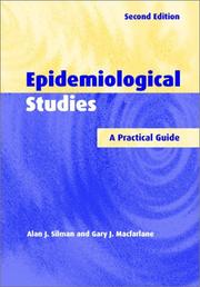 Cover of: Epidemiological Studies by Alan J. Silman, Gary J. Macfarlane