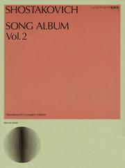 Cover of: Song Album: Voice and Piano