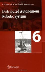 Cover of: Distributed Autonomous Robotic System 6