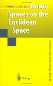 Cover of: Hardy Spaces on the Euclidean Space