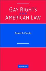 Cover of: Gay Rights and American Law by Daniel R. Pinello