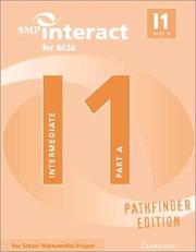 Cover of: SMP Interact for GCSE Book I1 Part A Pathfinder Edition | School Mathematics Project.