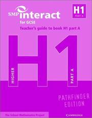 Cover of: SMP Interact for GCSE Teacher's Guide to Book H1 Part A Pathfinder Edition