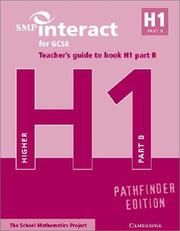 Cover of: SMP Interact for GCSE Teacher's Guide to Book H1 Part B Pathfinder Edition