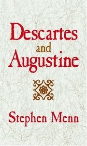 Cover of: Descartes and Augustine