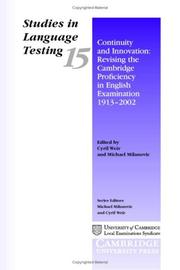 Cover of: Continuity and Innovation by University of Cambridge Local Examinations Syndicate