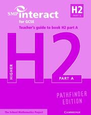 Cover of: SMP Interact for GCSE Teacher's Guide to Book H2 Part A Pathfinder Edition by School Mathematics Project.