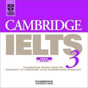 Cambridge IELTS 3 2Audio CD Set by University of Cambridge Local Examinations Syndicate