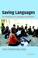 Cover of: Saving Languages